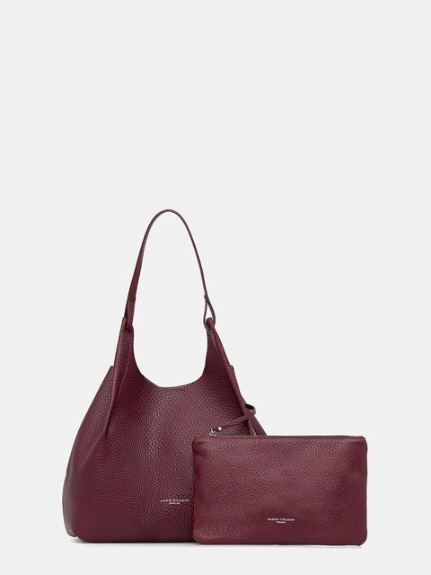 Gianni Chiarini torebka skórzana DUA kolor bordowy BS 9720 RNGDBL - zdjęcie produktu nr 1