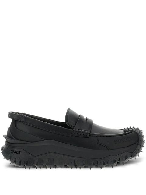 Moncler penny-leather loafers - Black - zdjęcie produktu nr 1