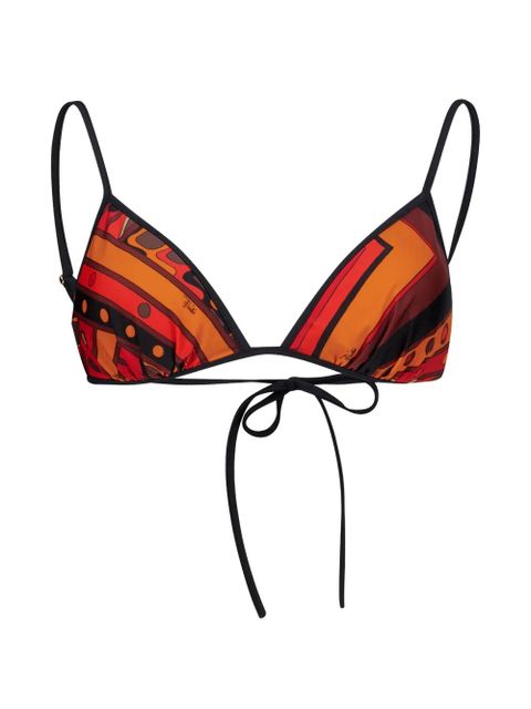 PUCCI Vivara-print reversible bikini top - Orange - zdjęcie produktu nr 1