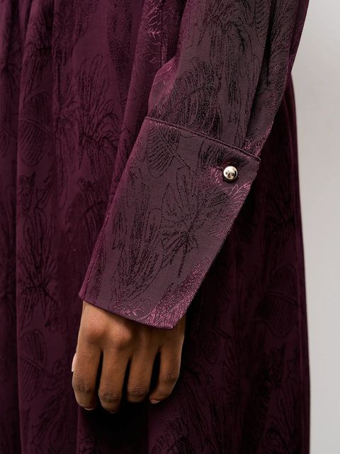 Answear.LAB sukienka kolor bordowy