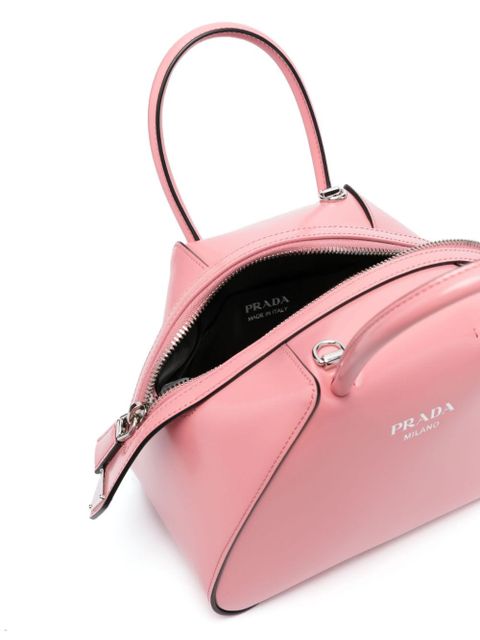 Prada Supernova brushed leather tote bag - Pink
