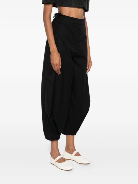 LOEWE tie-waist trousers - Black