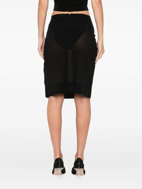 St. Agni glass beaded midi skirt - Black - zdjęcie produktu nr 2