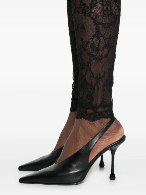 Givenchy chandelier lace leggings - Black