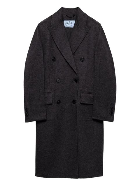 Prada double-breasted coat - Grey - zdjęcie produktu nr 1
