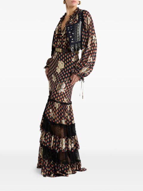 ETRO studded leather vest - Blue - zdjęcie produktu nr 2