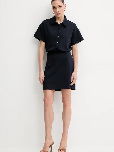 Morgan sukienka RINOL kolor granatowy mini rozkloszowana RINOL