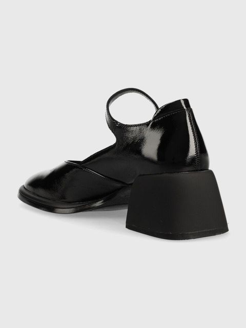 Vagabond Shoemakers czółenka skórzane Ansie kolor czarny na słupku