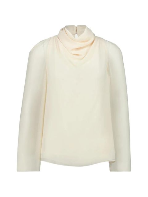 Altuzarra Cara draped top - Neutrals - zdjęcie produktu nr 1