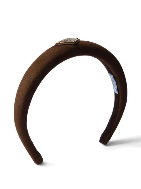 Prada suede headband - Brown - zdjęcie produktu nr 1
