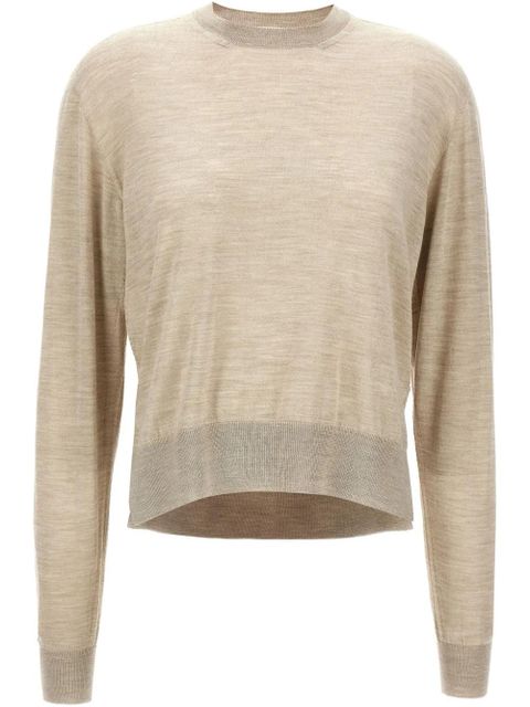 Jil Sander asymmetrical sweater - Neutrals - zdjęcie produktu nr 1