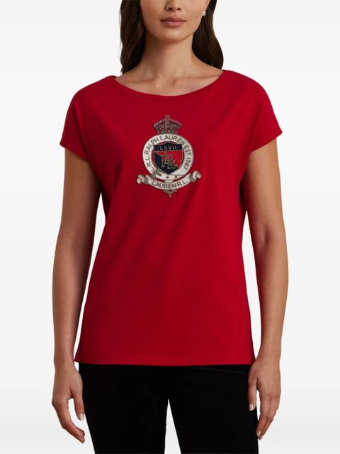 Lauren Ralph Lauren graphic short-sleeves T-shirt - Red
