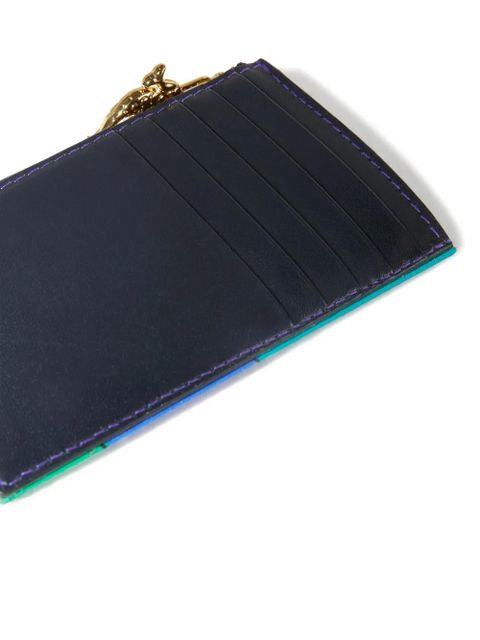 PUCCI Iride-print cardholder - Green