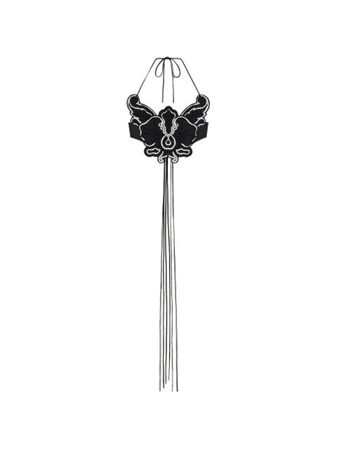 Blumarine halterneck tank top - Black - zdjęcie produktu nr 1