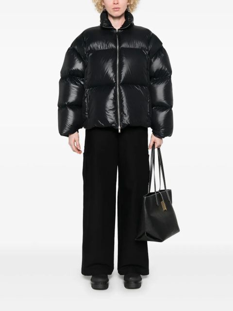 Jil Sander zip-up puffer jacket - Black - zdjęcie produktu nr 2