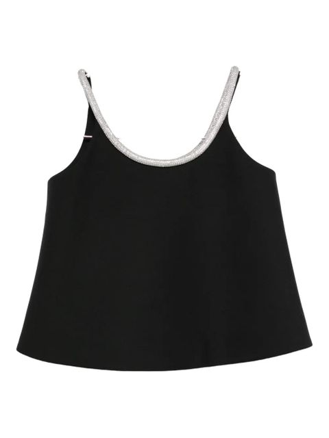 Róhe A-line appliqué-detail top - Black - zdjęcie produktu nr 2