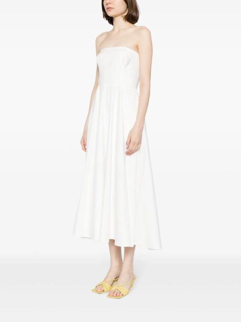 Reformation Astoria strapless midi dress - White - zdjęcie produktu nr 2