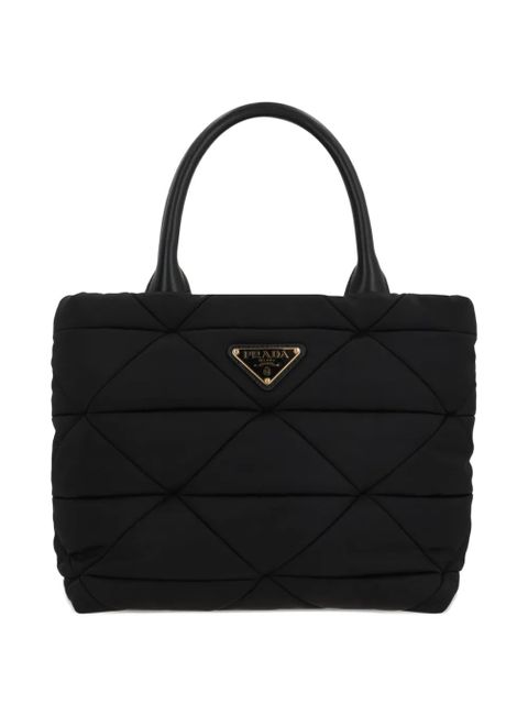 Prada quilted top-handles tote bag - Black - zdjęcie produktu nr 1