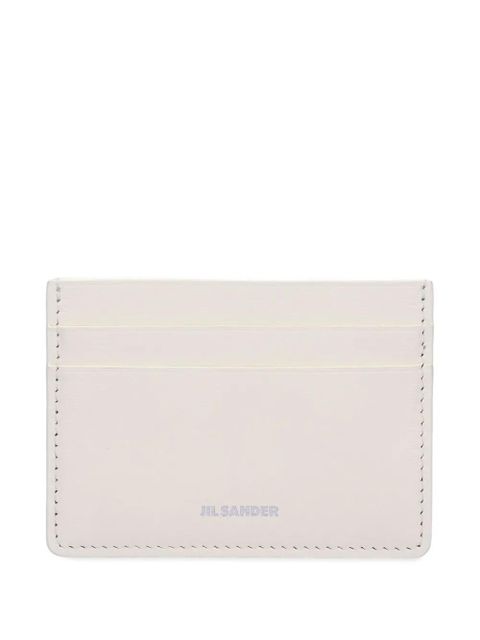 Jil Sander leather card holder - Neutrals - zdjęcie produktu nr 2