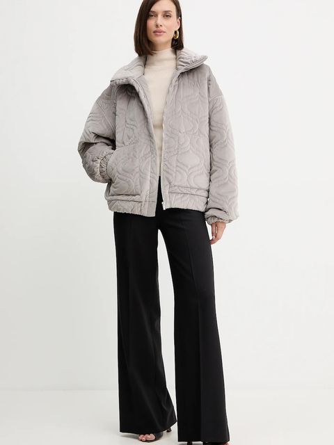 Marella sweter wełniany damski kolor beżowy z półgolfem 2523366254200 - zdjęcie produktu nr 2