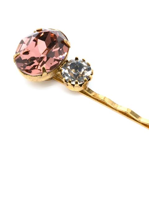 Jennifer Behr crystal-embellished hair pin - Gold