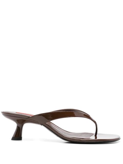Simon Miller 57mm Beep Thong sandals - Brown - zdjęcie produktu nr 1