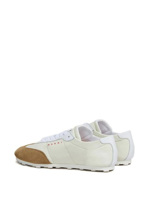 Marni Softy Soccer suede-detail sneakers - White - zdjęcie produktu nr 2