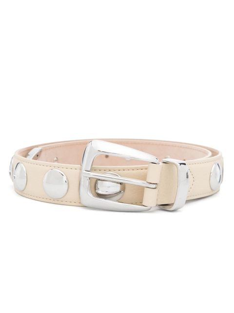 KHAITE Benny studded belt - Neutrals - zdjęcie produktu nr 1