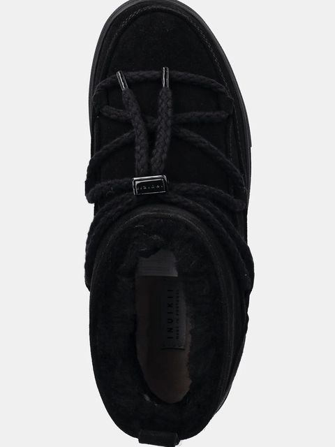 Inuikii śniegowce zamszowe CLASSIC LOW kolor czarny 3001.001.0021