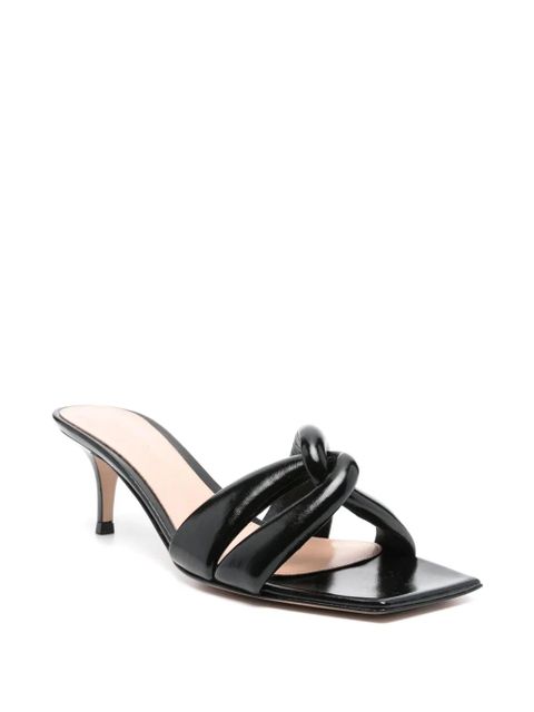 Gianvito Rossi 55mm Amour sandals - Black - zdjęcie produktu nr 2