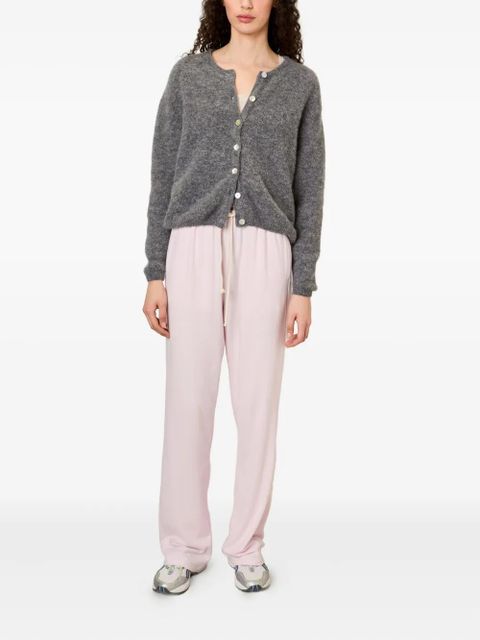 American Vintage Vitow buttoned round-neck cardigan - Grey - zdjęcie produktu nr 2