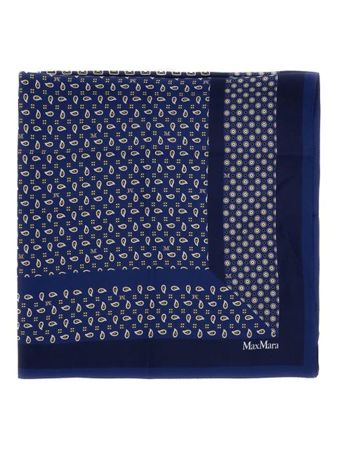 Max Mara printed scarf - Blue - zdjęcie produktu nr 1