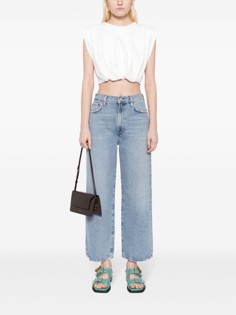 AGOLDE Harper mid-rise cropped jeans - Blue - zdjęcie produktu nr 2