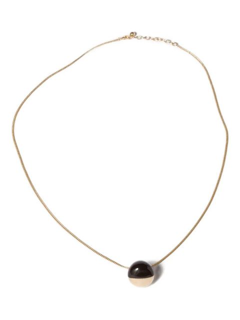 Miu Miu ball-pendant necklace - Brown - zdjęcie produktu nr 2