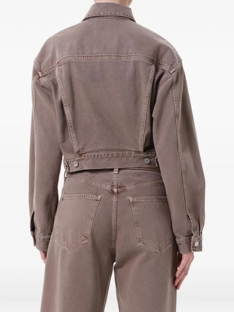 AGOLDE Radley buttoned jacket - Brown