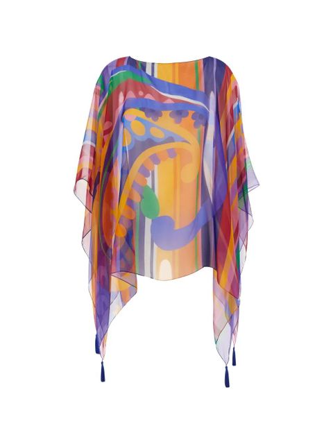 ETRO striped tassel blouse - Orange - zdjęcie produktu nr 1