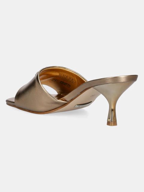 Guess klapki LUSINE damskie kolor złoty na szpilce FLJLUS LEL03