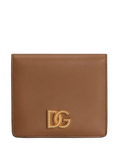 Dolce & Gabbana calfskin wallet with DG logo - Neutrals - zdjęcie produktu nr 1