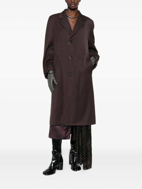 Maison Margiela button-up coat - Brown