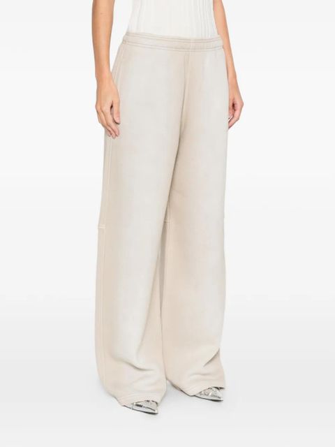 Alexander Wang logo-print track pants - Neutrals