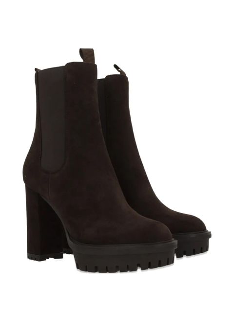 Gianvito Rossi 70mm suede ankle boots - Brown - zdjęcie produktu nr 2