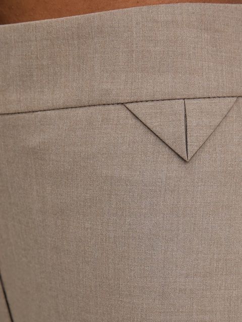 Answear.LAB spodnie damskie kolor brązowy szerokie high waist