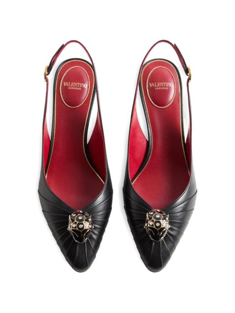 Valentino Garavani Panthea goatskin pumps 55mm - Black