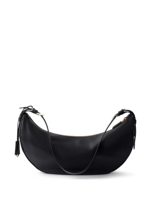 Prada large Demi Lune shoulder bag - Black
