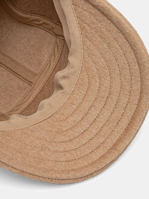 Armani Exchange czapka z daszkiem z dodatkiem wełny kolor zielony XW001505 AF16216