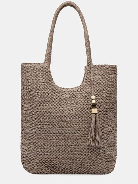 Answear.LAB torba plażowa damska pleciona - zdjęcie produktu nr 1