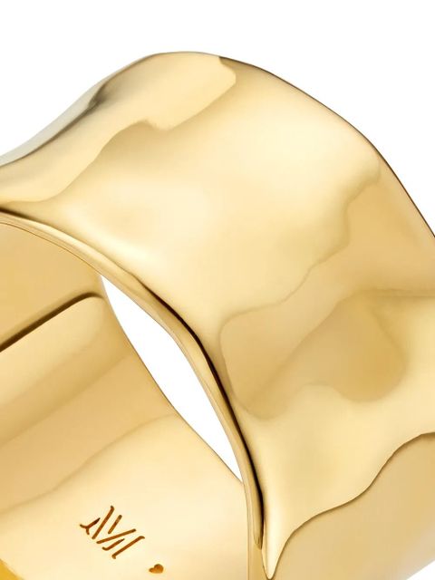 Monica Vinader Siren Muse wide ring - Gold