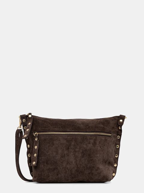 Answear.LAB torebka zamszowa kolor brązowy - zdjęcie produktu nr 1