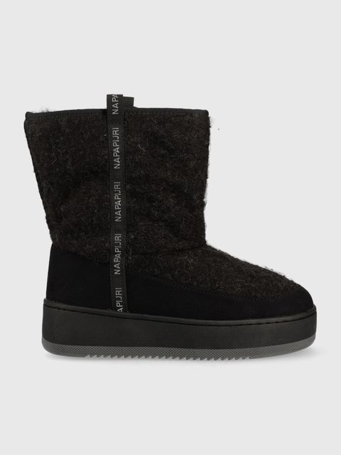 Napapijri śniegowce River kolor czarny - zdjęcie produktu nr 1