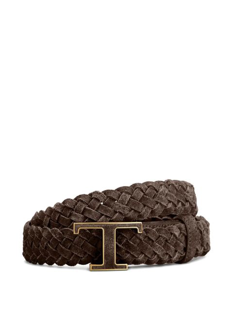 Tod's suede belt - Brown - zdjęcie produktu nr 1